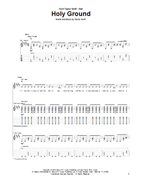 Holy Ground Chords .